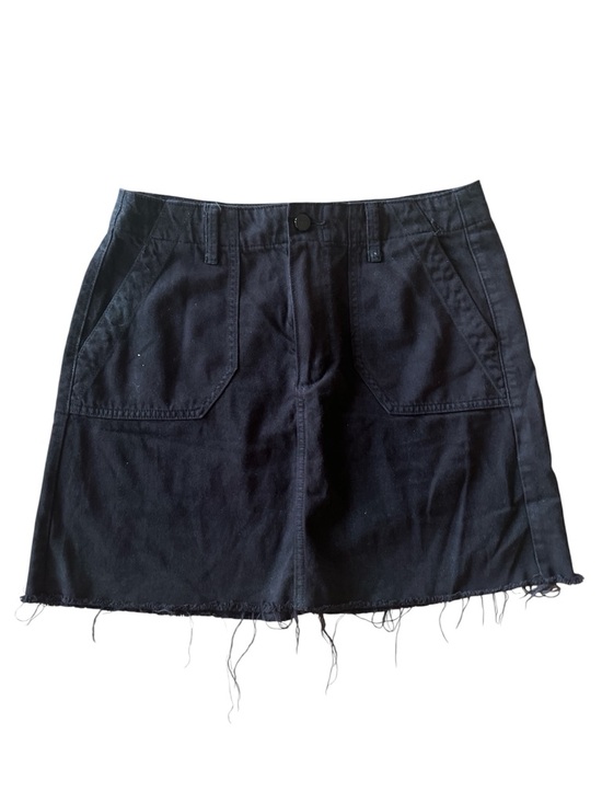 PAIGE Dresses & Skirts - PAIGE Black Mini Skirt with Frayed Hem